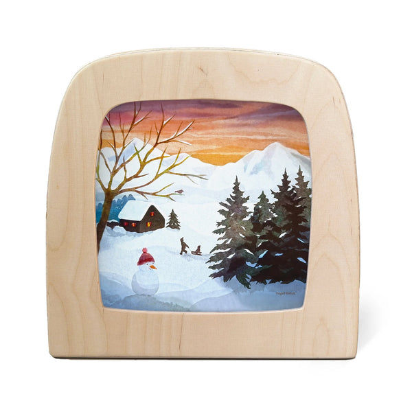 Vogel Geluk silhouette - Sled Song