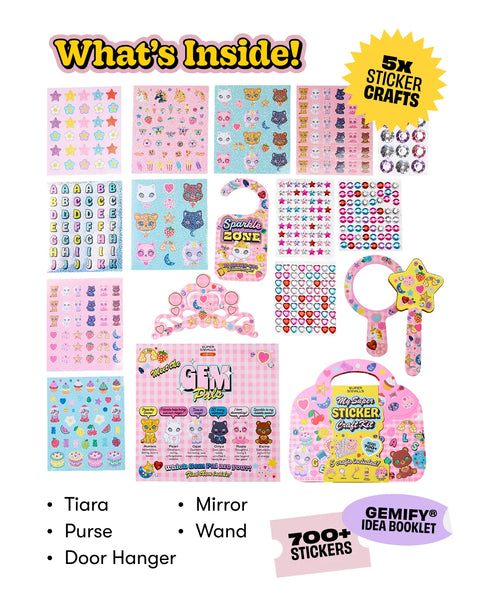 My Super Sticker Craft Kit - Where The Sidewalk Ends Toy Shop