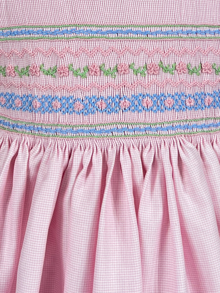 La Rose Smocked Dress - Where The Sidewalk Ends Toy Shop