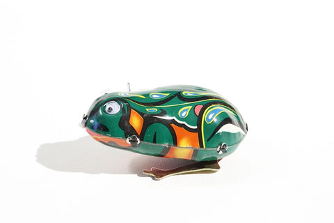 Tin Frog with Eyes