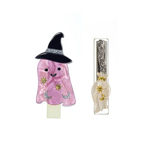 Ghost Pink & Broom Pearlized Alligator Clips - Where The Sidewalk Ends Toy Shop