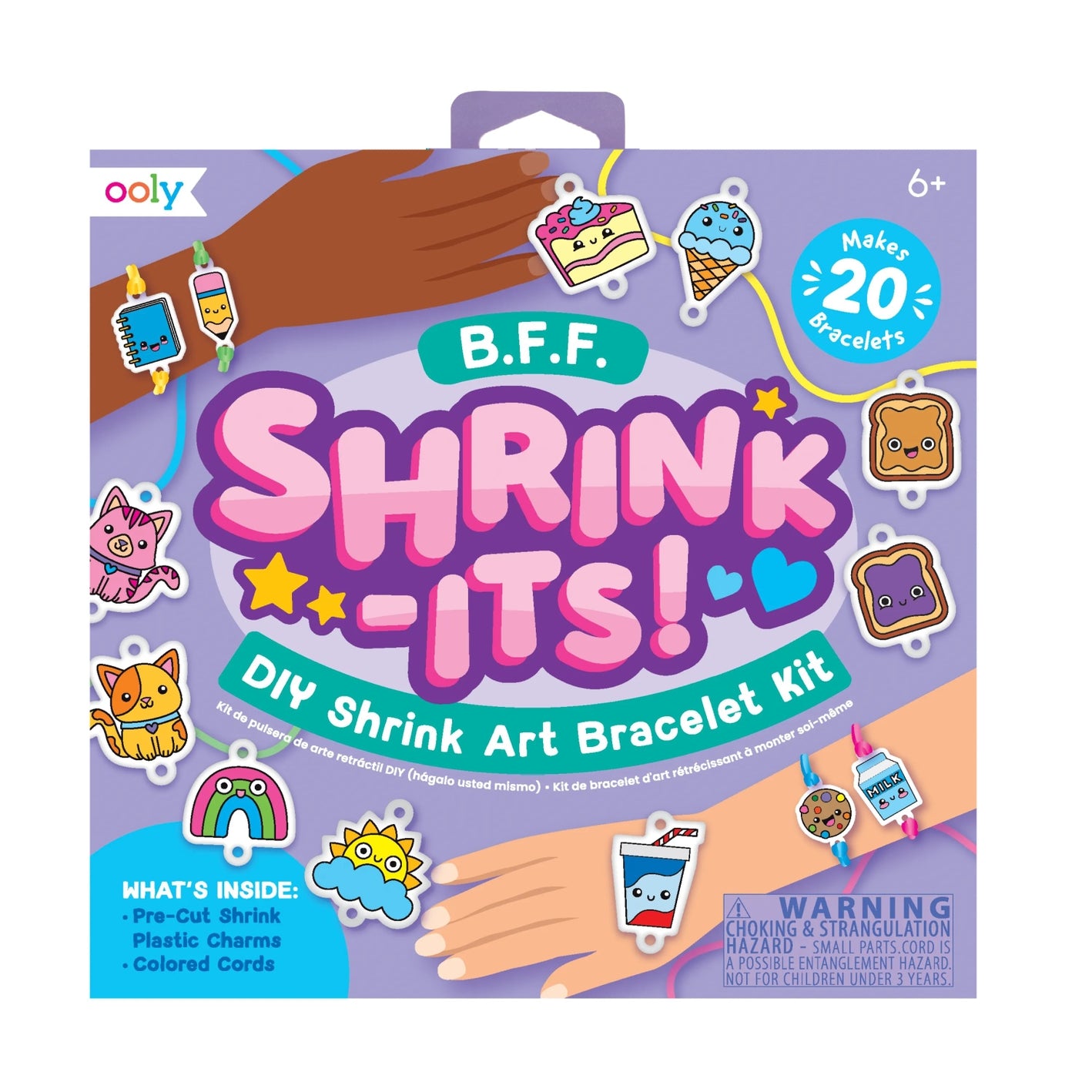Shrink-Its! D.I.Y. Shrink Art Bracelets Kit - B.F.F. - Where The Sidewalk Ends Toy Shop