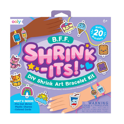 Shrink-Its! D.I.Y. Shrink Art Bracelets Kit - B.F.F. - Where The Sidewalk Ends Toy Shop