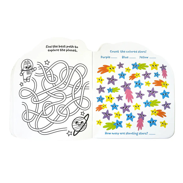 Playful Pages Activity Book -Pets in Space! - Where The Sidewalk Ends Toy Shop