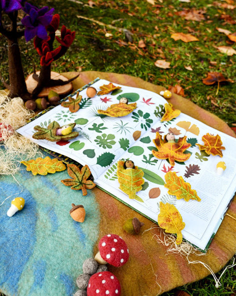 Felt Chestnut Leaf Baby - Where The Sidewalk Ends Toy Shop