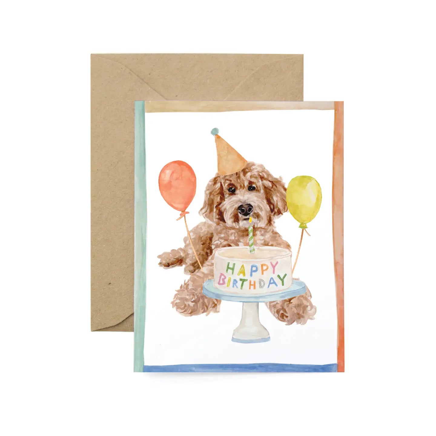 Birthday Dog Greeting Card - Where The Sidewalk Ends Toy Shop