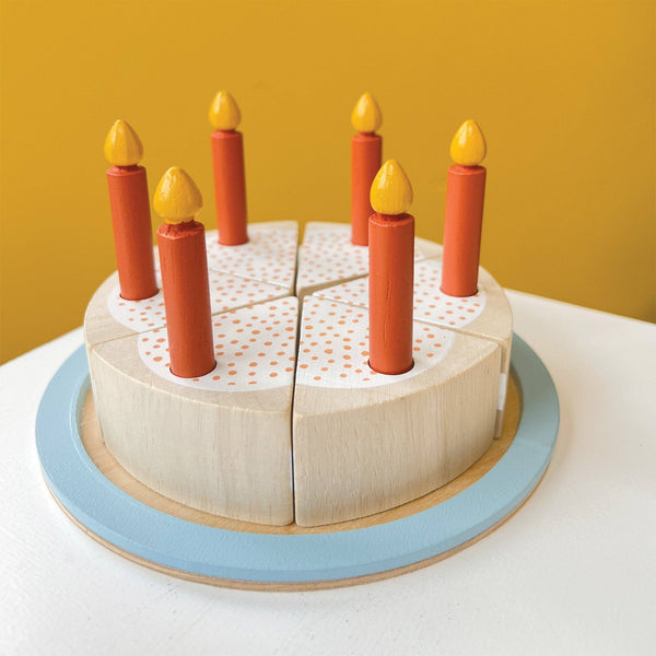 Wooden Party Cake Toy
