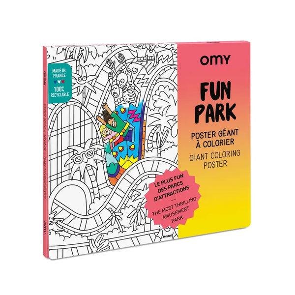 Fun Park Giant Coloring Poster - Where The Sidewalk Ends Toy Shop