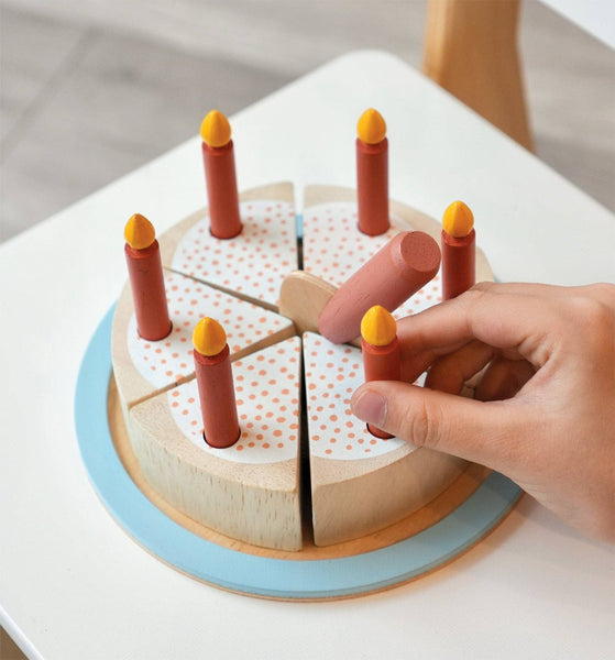 Wooden Party Cake Toy