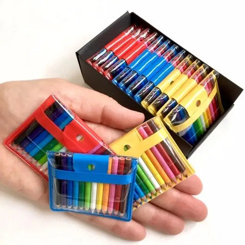Mini Pencils in Pouch Display - Where The Sidewalk Ends Toy Shop