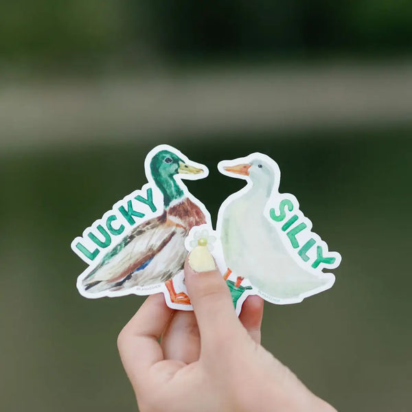 Lucky Duck Sticker - Where The Sidewalk Ends Toy Shop