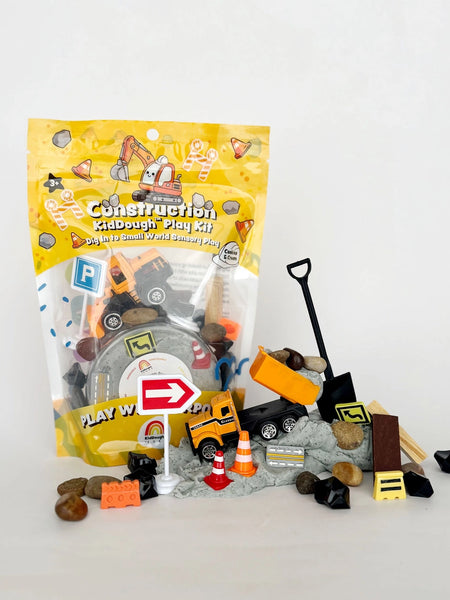 Construction (Cookies 'n Cream) Kiddough Play Kit