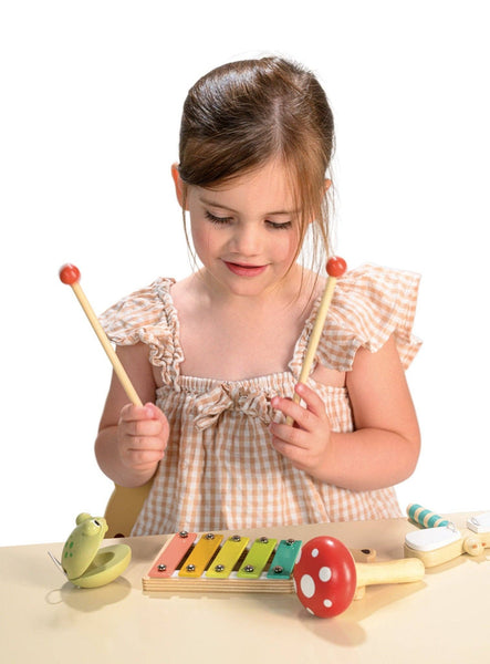 Wooden Woodland Music Set for Kids