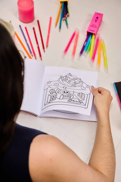 Cozy Art Coloring Book- Kawaii - Where The Sidewalk Ends Toy Shop