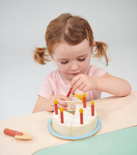 Wooden Party Cake Toy