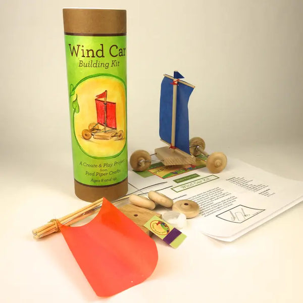 Wind Car Building Kit - Where The Sidewalk Ends Toy Shop