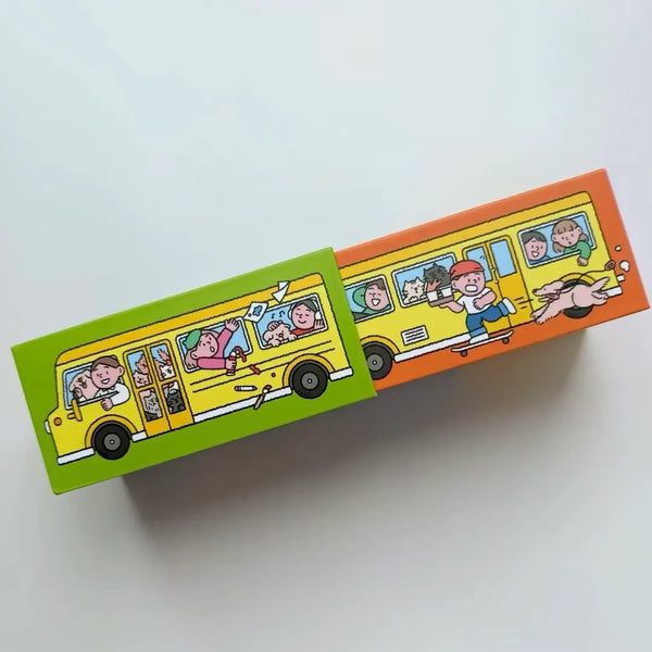 B Is For Ball® - 2-Ball Set in “Honk Honk” Bus Toy Box - Where The Sidewalk Ends Toy Shop
