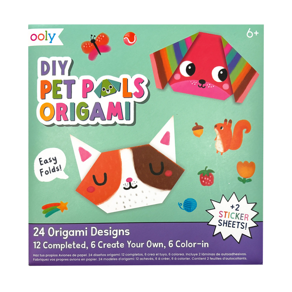 D.I.Y. Pet Pals Origami - Set of 24 Designs - Where The Sidewalk Ends Toy Shop