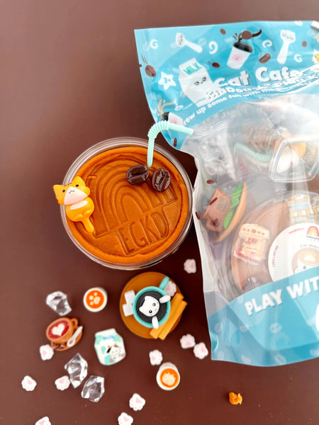 Cat Cafe Kiddough Play Kit - Where The Sidewalk Ends Toy Shop