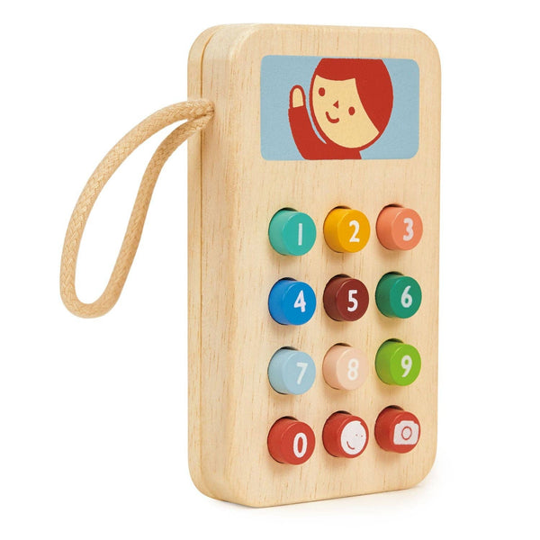 Wooden Toy Mobile Phone
