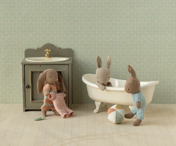 Knitted suit, Micro - Rose