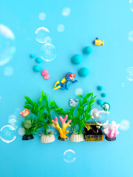 Ocean Explorer (Blue Hawaiian) Kiddough Play Kit - Where The Sidewalk Ends Toy Shop