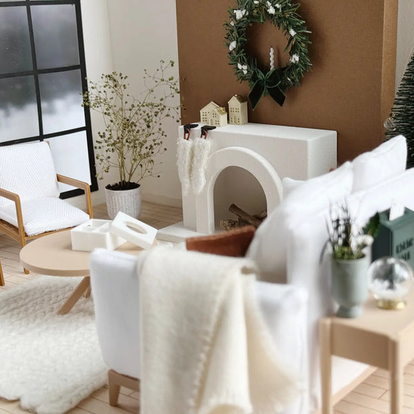 Miniature Dollhouse Christmas Stocking - Set of 2 - Where The Sidewalk Ends Toy Shop