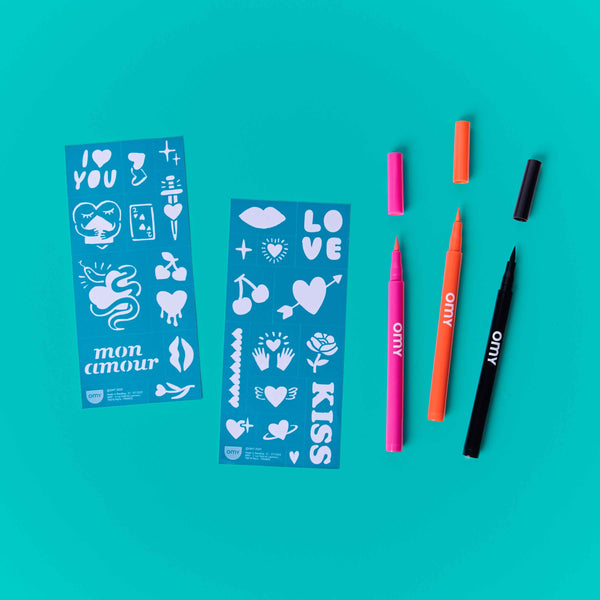 Tattoo Art- Love - Where The Sidewalk Ends Toy Shop