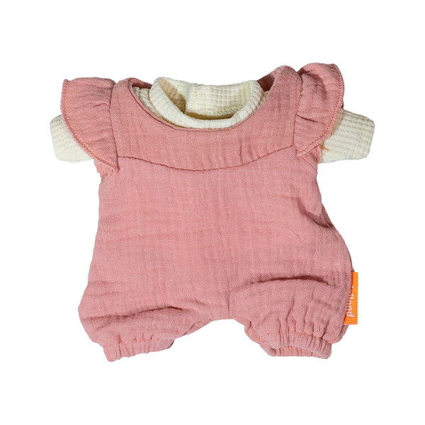 Cold Weather Overall and T-Shirt For Dolls 8 1/4" - Where The Sidewalk Ends Toy Shop