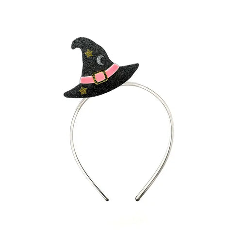 Witch Hat Black Glitter Headband - Where The Sidewalk Ends Toy Shop