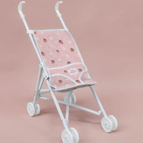 Stroller For Doll - Strawberry Picnic - Where The Sidewalk Ends Toy Shop