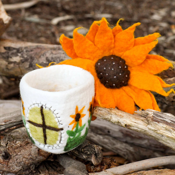 Fairies and Gnomes House - Sunflower - Where The Sidewalk Ends Toy Shop
