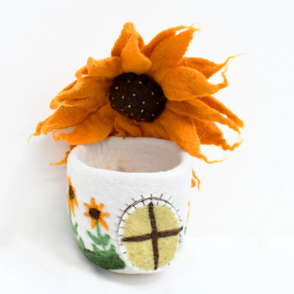 Fairies and Gnomes House - Sunflower - Where The Sidewalk Ends Toy Shop