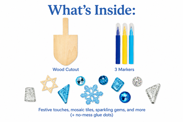 Pocket Create Kit—Hanukkah - Where The Sidewalk Ends Toy Shop
