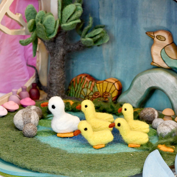 Duck Pond with 6 Ducks Play Mat Playscape - Where The Sidewalk Ends Toy Shop