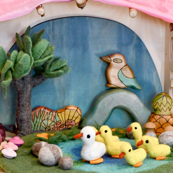Duck Pond with 6 Ducks Play Mat Playscape - Where The Sidewalk Ends Toy Shop