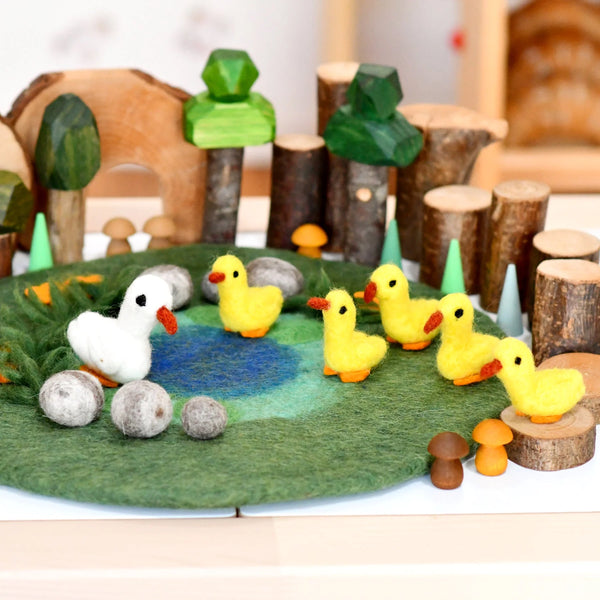 Duck Pond with 6 Ducks Play Mat Playscape - Where The Sidewalk Ends Toy Shop