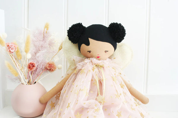 Lily Fairy 48cm Pink Gold Star - Where The Sidewalk Ends Toy Shop