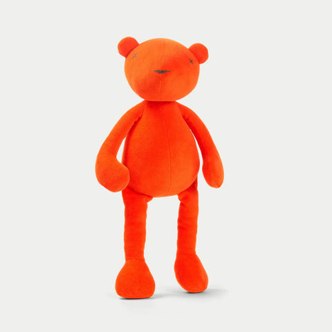 Jermaine, the bear - small Orange - Where The Sidewalk Ends Toy Shop