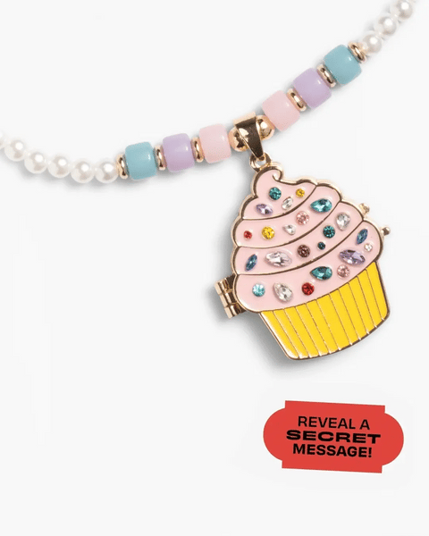 Cupcake Cutie Lipgloss Locket - Where The Sidewalk Ends Toy Shop