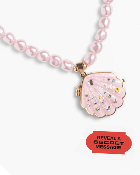 Sparkle Shell Lipgloss Locket - Where The Sidewalk Ends Toy Shop