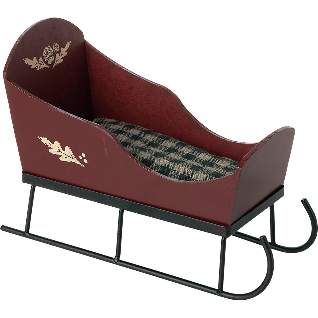 Sleigh, Mini - Red