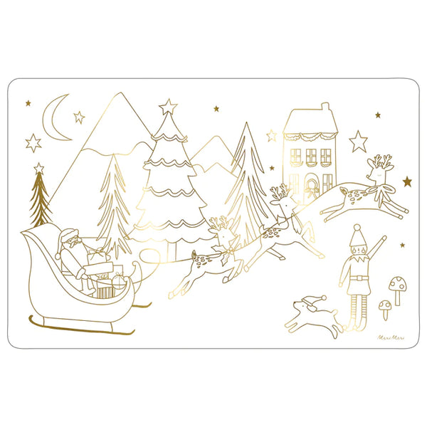 Christmas Colouring Placemats - Where The Sidewalk Ends Toy Shop