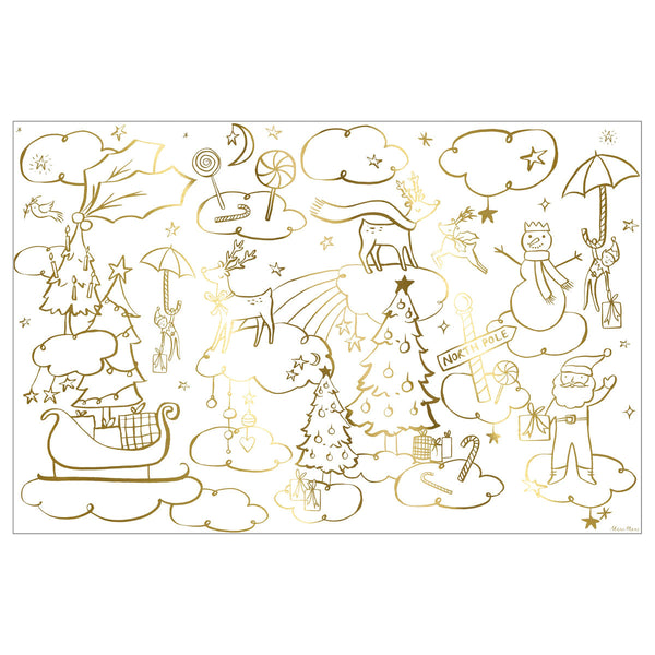 Christmas Colouring Posters X2
