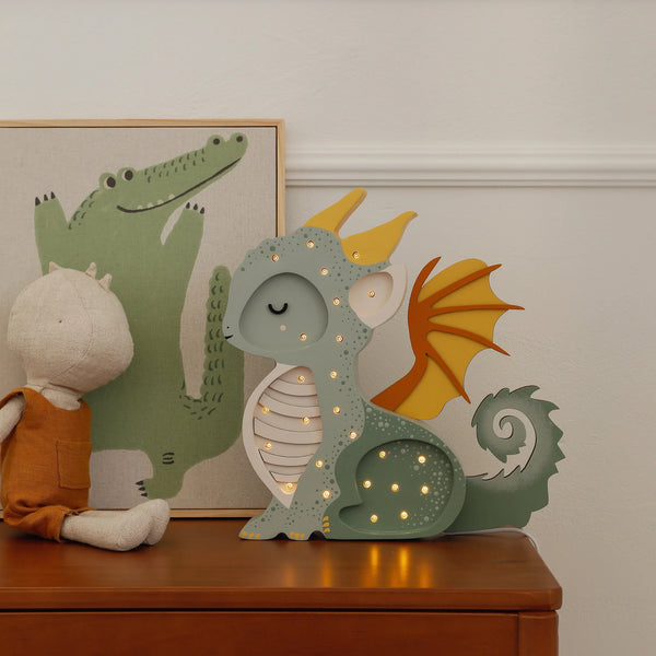 Little Lights Dragon Lamp - Where The Sidewalk Ends Toy Shop