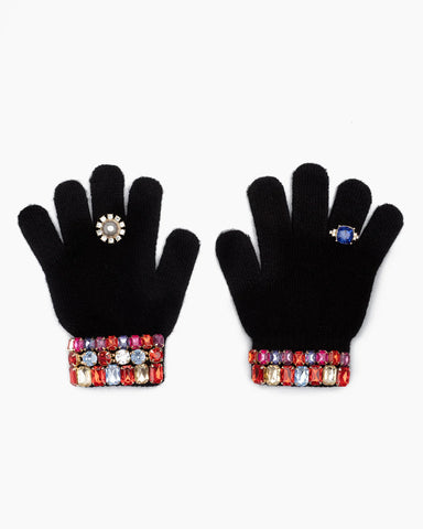 Ice Skating Jeweled Gloves - Where The Sidewalk Ends Toy Shop