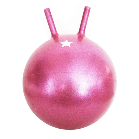 Pink glitter jumping ball - Where The Sidewalk Ends Toy Shop