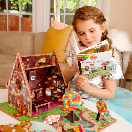 Hansel and Gretel Book and Play Set - Where The Sidewalk Ends Toy Shop