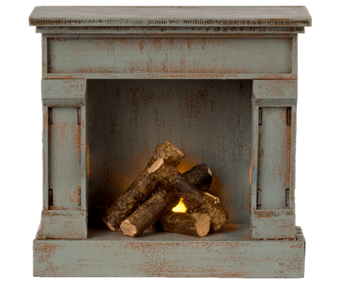 Fireplace - Vintage Blue - Where The Sidewalk Ends Toy Shop