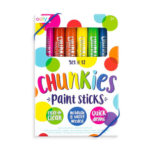 Chunkies Paint Sticks Original Pack - Set of 12 - Where The Sidewalk Ends Toy Shop